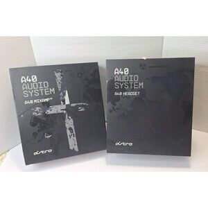ASTRO A40 Audio System Headset Black Video Gamer Playstation & Xbox USED IN BOX
